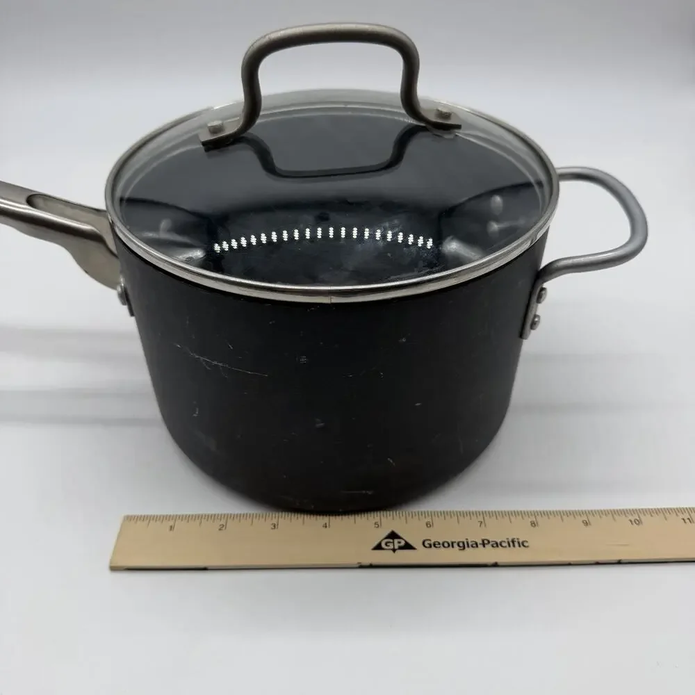 Calphalon 4 1/2-Qt Hard-Anodized Aluminum Stockpot #8704-1/2 w/Lid